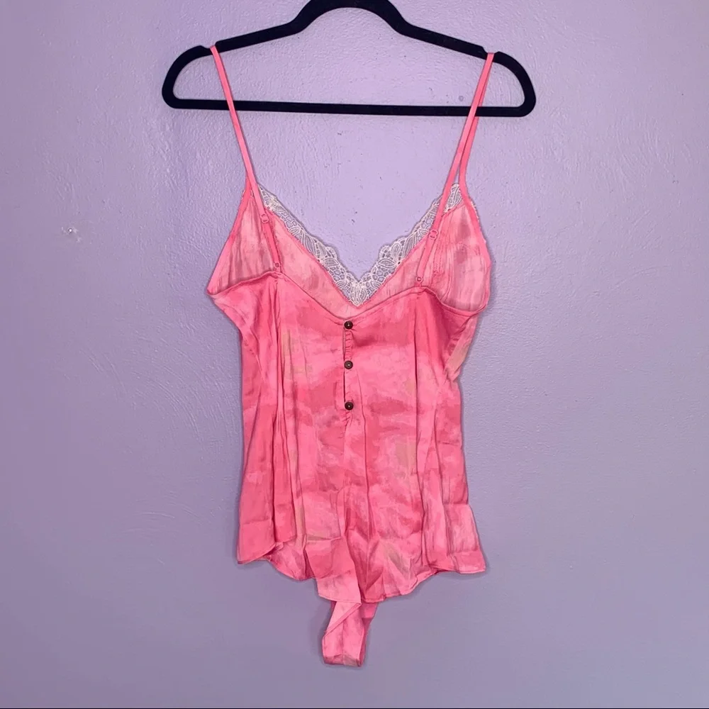 Free People Intimately Free Luella bodysuit Berry Kiss extra small